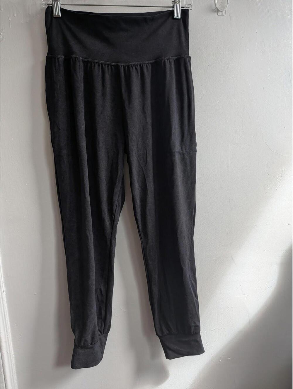 Athleta Pants Womens Medium Gray High Waist Jogger Pockets Cuffed Ankle